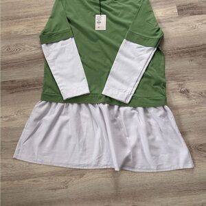 Chic Green Tunic layered top